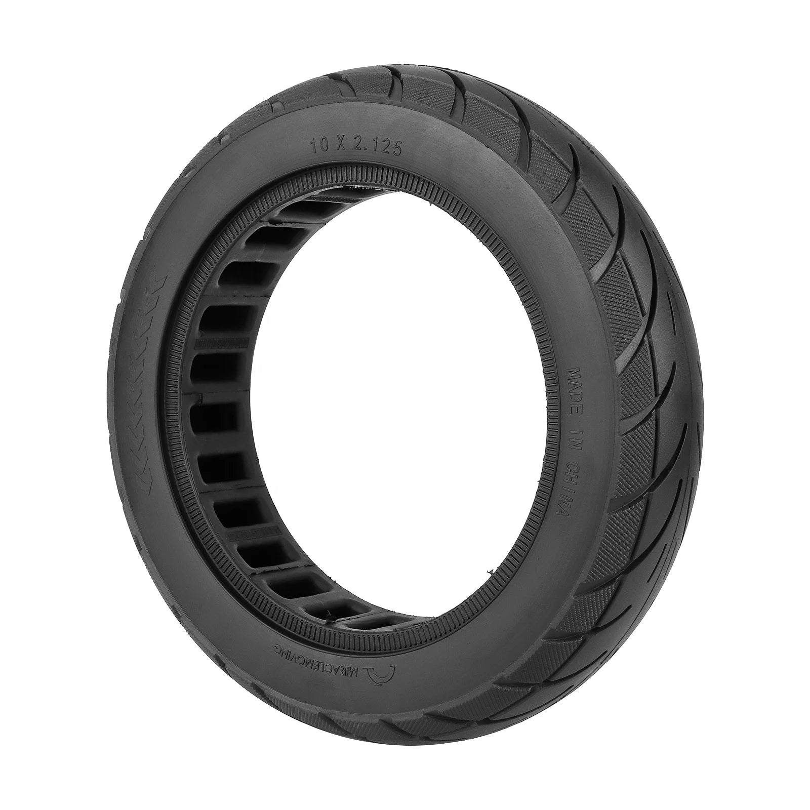10*2.125-6.6 55 80-6.6 Solid Tire for Segway Ninebot F20/F25/F30/F40 Electric Scooters 10 Inch Tyre Wheel Replacement Parts