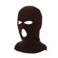 Windproof Hat Full Face Ski  Knit Acryl One Hole Winter Seamless Ladies Balaclava Helmet Safety Protective