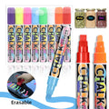 Factory Sale Liquid Chalk Pens Jumbo 10MM Erasable Washable Car Marker Non-Toxic Liquid Chalk Marker for Car Window Decorative