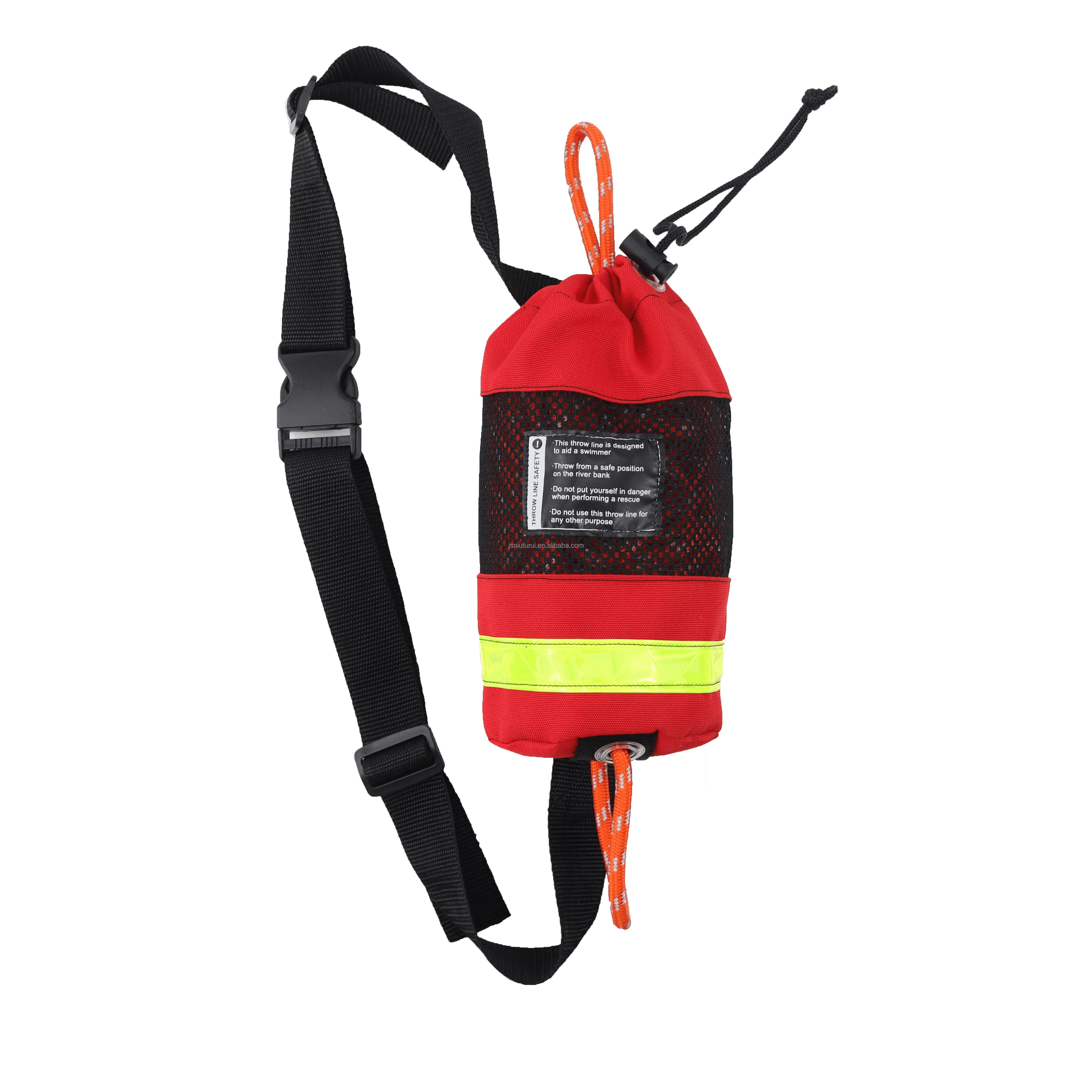 Niufurui Kayak Boat Buoyant 8mm Rescue Throw Rope Bag with 10 20 30 Metre 10 Metre Rescue Throw Bag