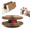 Magnetic Transforming Cat Scratching Board Toy Corrugated Cardboard Magic Organ Cat Toy