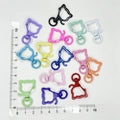 Zinc Alloy Spray Painted Color Cloud Red Black White Head Lobster Clasp Special-shaped Dog Clasps DIY for Key Chain Accessories