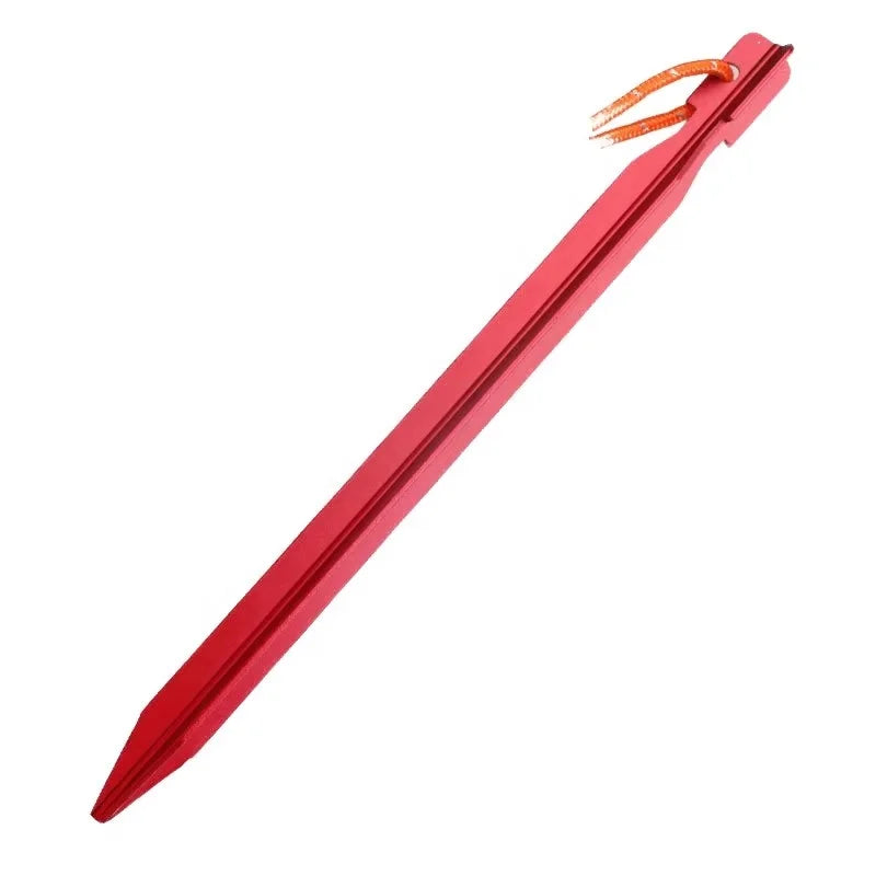 IRONDONKEY 18CM Tent Pegs Camping Accessories Tent Stakes Indoor Outdoor Aluminum Alloy Camping Stakes
