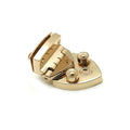 Deepeel AL627 Luggage Accessories Spring Lock Clasp Mortise Closure Locks Bag Turn Lock