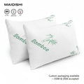 WJ-1322 Luxury Hotel Memory Foam Bamboo Shredded Pillows for Neck Sleeping and Massage Use Bambo Pillows