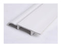 White PVC & SPC Plinths Wall Skirting Base Board Living Room Flooring Accessories Trims