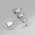 Wholesale 925 Sterling Silver Gold Plated End Clip Buckle Chain Clip Clasp for Necklace Bracelets Jewelry Making