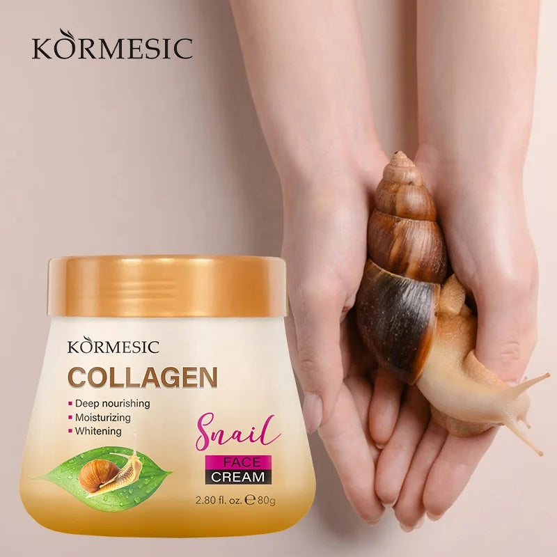 KORMESIC OEM Hot Sales Snail  Moisturizing Facial Cream Whiteningface Skin Care for Sensitive Skin Face Cream