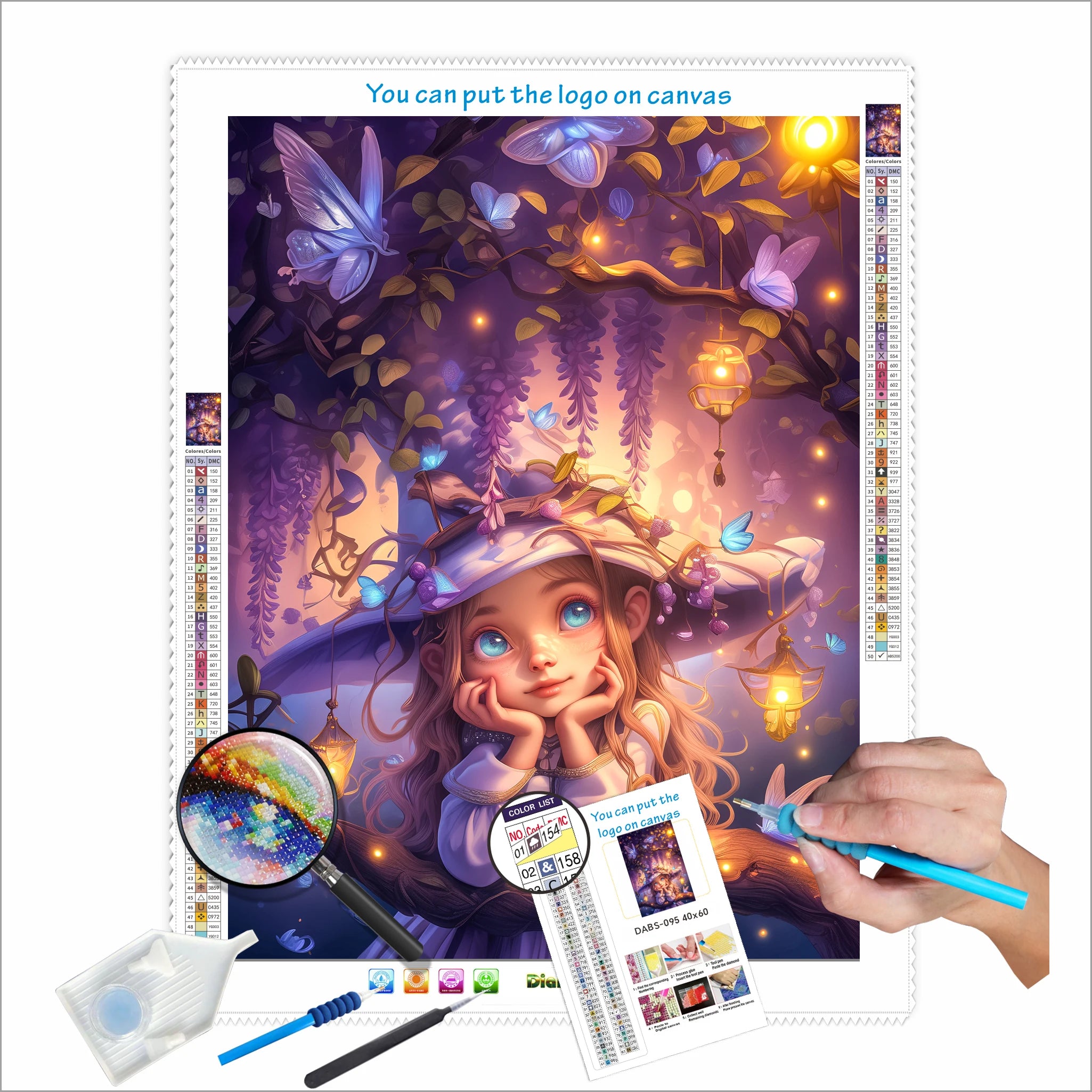N-2173 DIY 5D Diamond Painting Metal Multi Placer Diamond Painting Home Decor 5d Art Diamond Painting