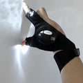 Outdoor Fishing Gloves LED Flashlight  Light Gloves Perfect for Camping Night Running  Cycling Gloves