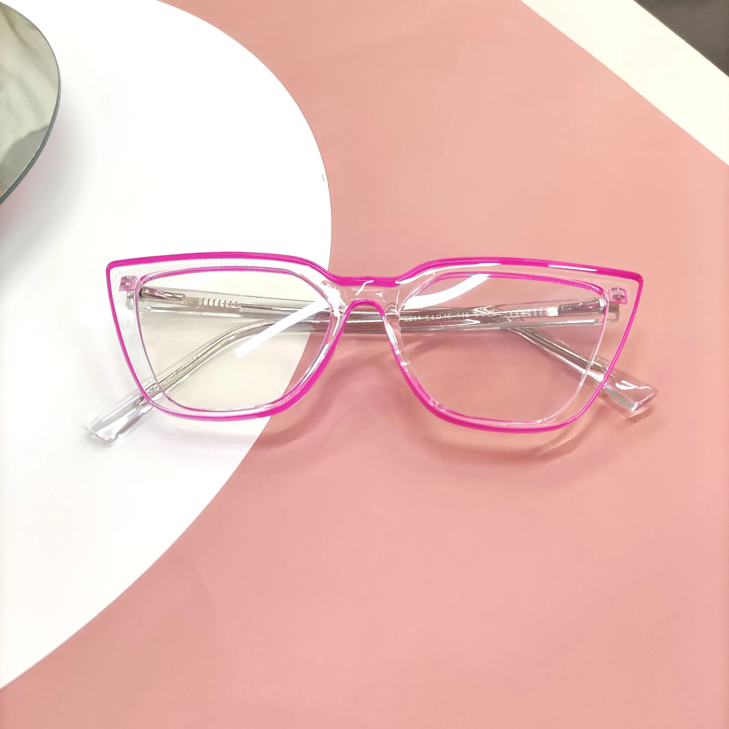 Wholesale Transparent Fashion Colorful Eyewear Anti Blue Light Eyeglasses Newest 2025 Glasses