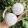 Wholesale natural crystals healing stones howlite sphere ball