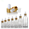 5ml 10ml 15ml 20ml 30ml 50ml 100ml Glass Cosmetic Serum Dropper Bottle