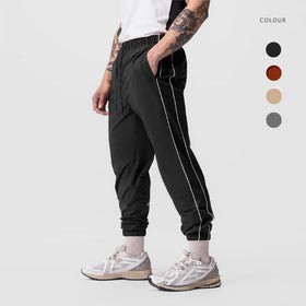 Men's Lightweight 100% Polyester Stretch Autumn Sweatpants for Sports Training & Fitness