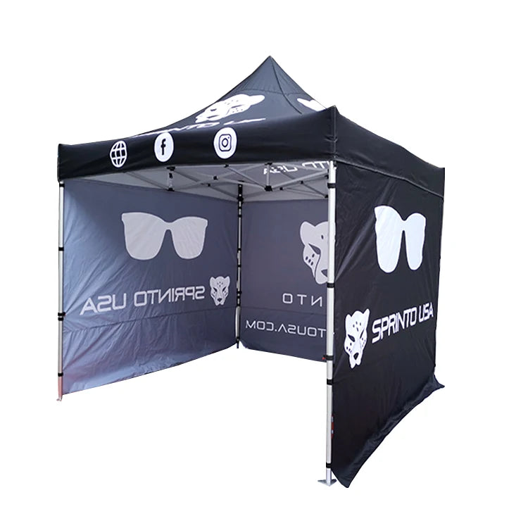 FEAMONT 10ft 3*3m Waterproof Mini Canopy Portable Pop up Exhibition Booth Event Quick Folding Tents Tent Gazebo Fold 3x3