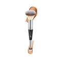 Double-Ended Aluminum Makeup Brush Double Head Foundation & Nose Shadow Contouring for Blending Concealer & Foundation