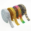 3 Yards Resin Flatback Rhinestone Sticker Self-adhesive Rhinestone Tape DIY Hotfix Rhinestones Crystal Garment Accessories