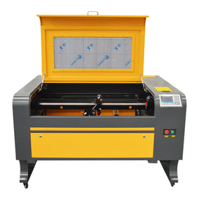 Vevor SIHAO Yellow and Black 1080 Laser Engraving Machine CO2 Laser Cutting Machine