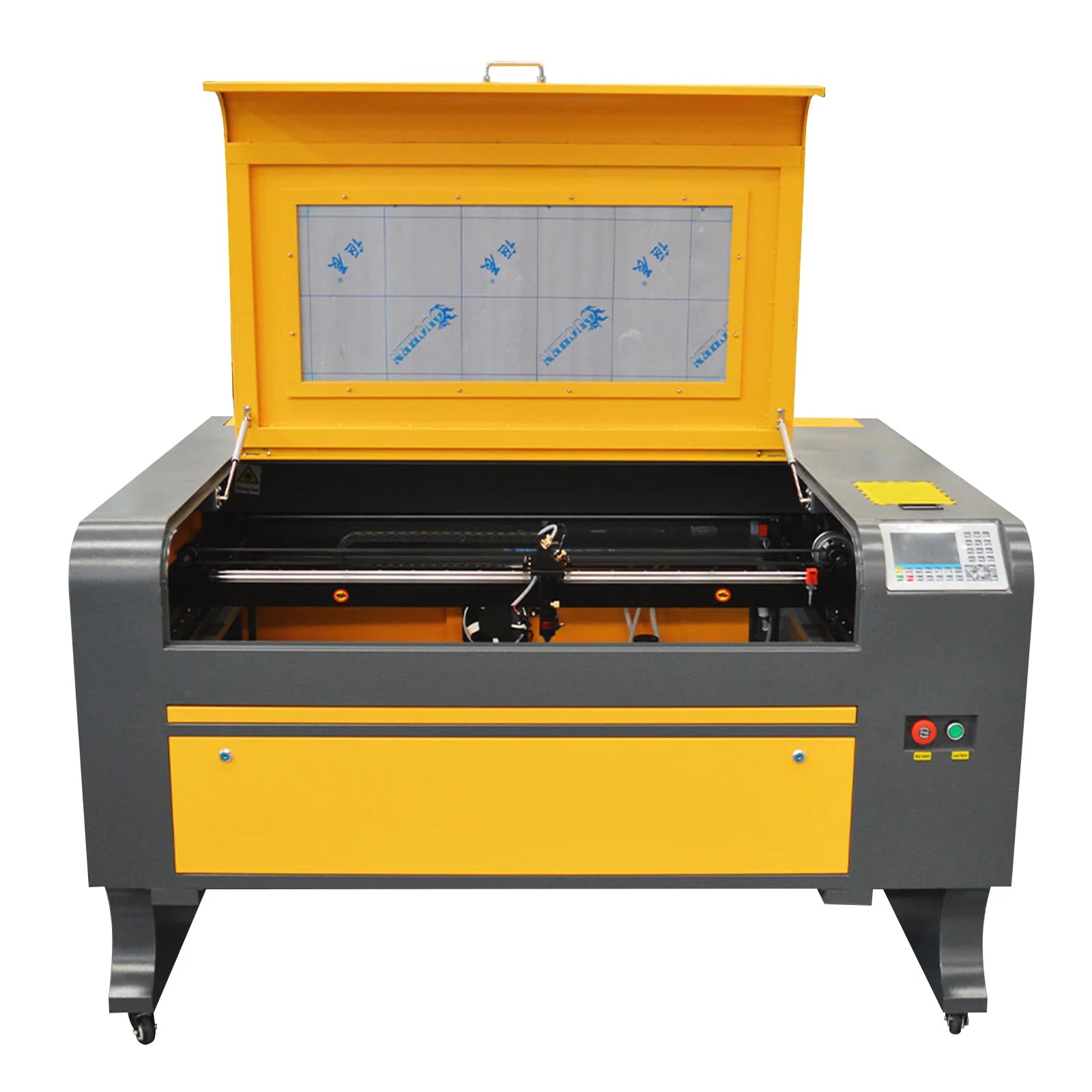 Vevor SIHAO Yellow and Black 1080 Laser Engraving Machine CO2 Laser Cutting Machine