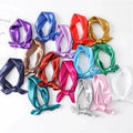 Promotional Cheap Fashion Custom Print Satin Silk Square Scarfs for Women Stylish