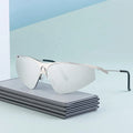 2025 Top Trending Unisex Y2K Brand GM Style Half-Frame Cycling Sunglasses Anti-Wind Sports Shades with Custom Logo