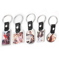 RubySub New Arrival Metal Key Custom Keychain Sublimation Key Chains with PU Belt Buckle