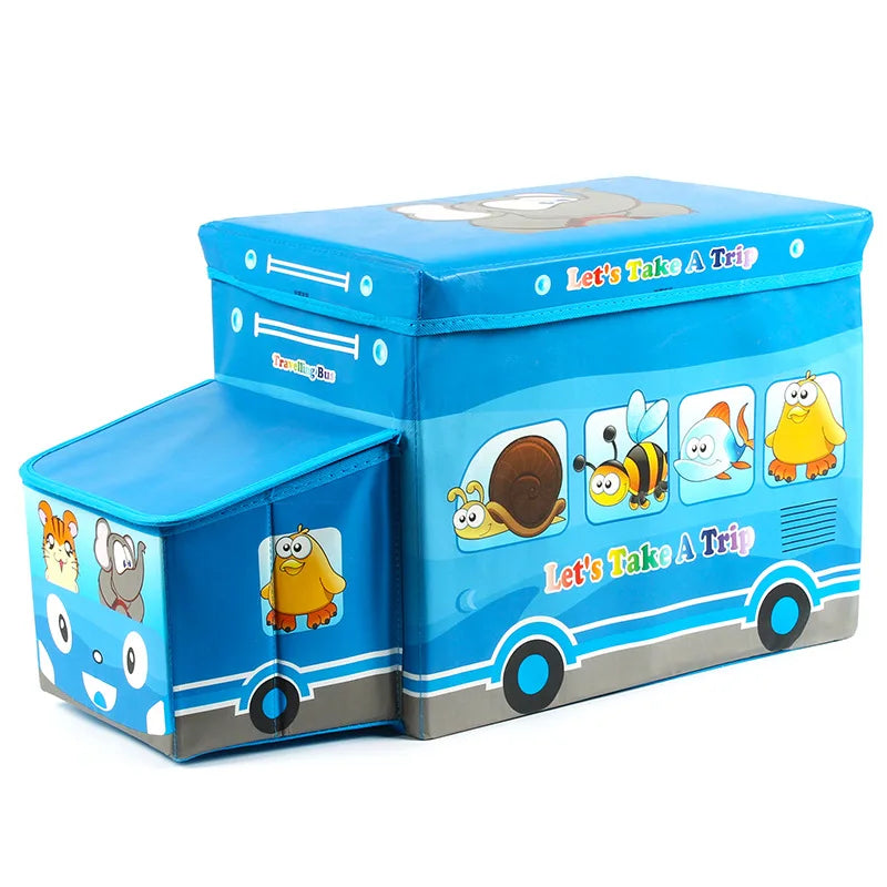 Faux Square Foldable Toy Storage Stools /small Storage Seat/storage Ottoman
