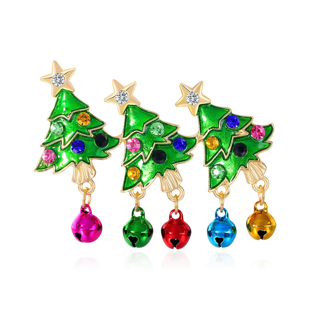 DRAL797 Fashion Christmas Tree Brooch Jewelry Women Holiday Brooch Gift Accessories Jewelry Wholesale
