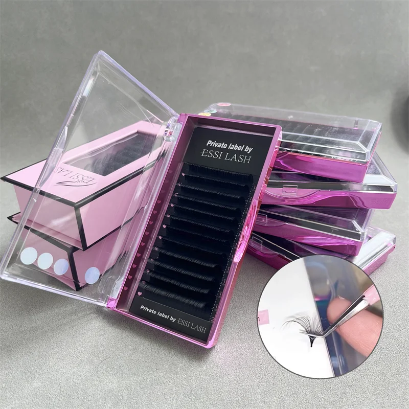 ESSI LASH  Pesta As Wholesale Lash Extension Supplies Easy Eyelashes 0.03/0.05 C CC D DD 12rows Russian Volume Eyelash Extension