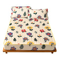 Breathable Washable Thicken 100% Polyester Quilting Floral Printed Queen Size King Size Bed Sheet for Mattress Protector