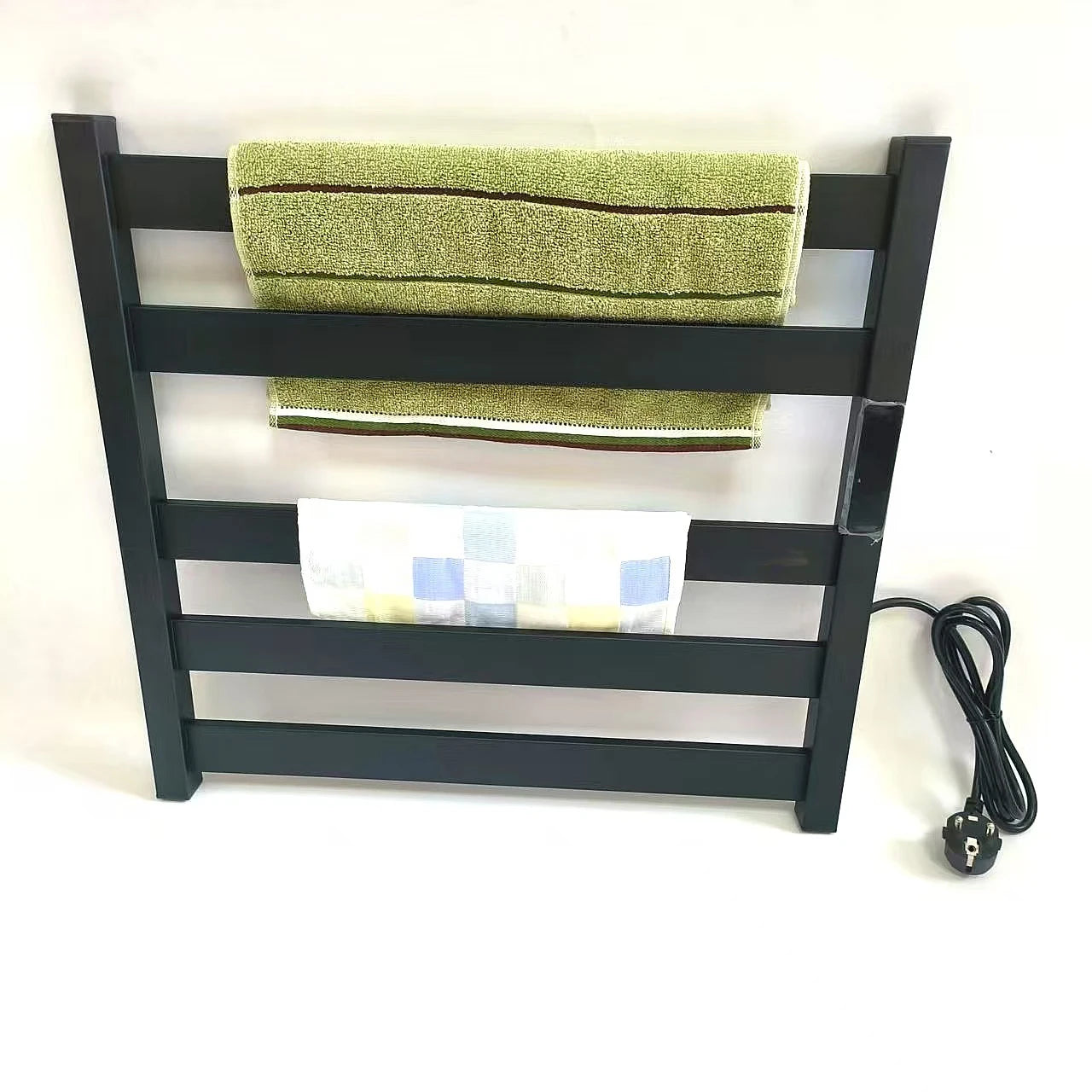 Cheap Price Stainless Steel Bathroom Electric Towel Heater Drying Rack Heated Black Gray Gold White Towel Rail Towel Warmer