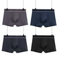 Men's Classic Cotton Spandex Boxer Shorts with Waist Logo Anti-Bacterial Breathable Eco-Friendly Anti-static Elastic Mid-Rise
