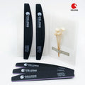 Factory Free Sample Manicure Nail Art Tools Double Sides Emery Black Nail Files
