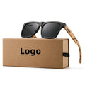 Custom Logo 2023 Polarized Square Women PC UV400 Trendy OEM Sunglasses Qsky Model 8029 S Black 20Pcs/inner Box