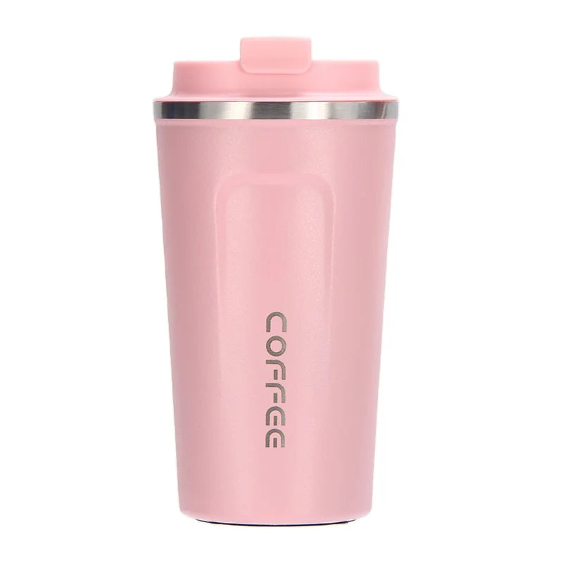 Wholesale Eco-Friendly Double Wall Vacuum Insulated Coffee Mug Simple American Style Powder Coated Travel Tumbler