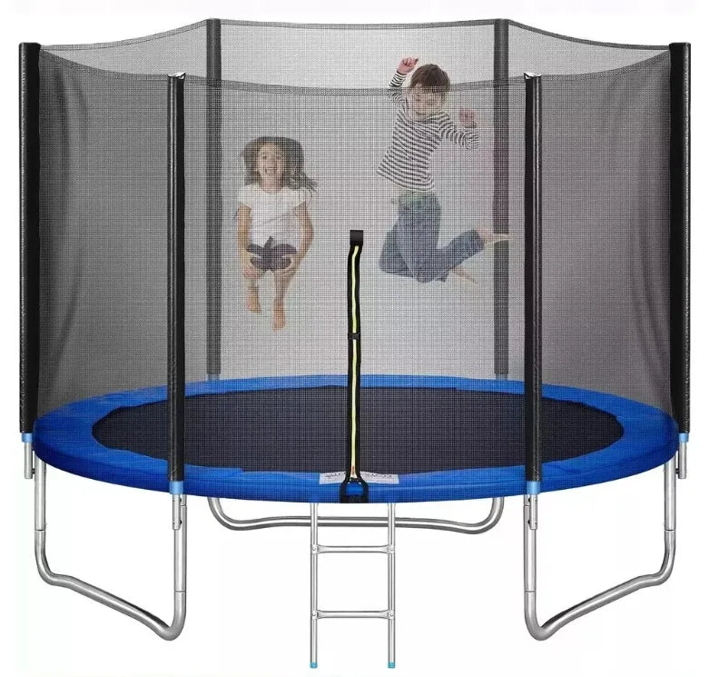Large Outdoor Garden Rectangular 10ft Polypropylene Alloy Steel TUV-GS Certified Jumping Trampoline for Kids Boys Girls Fitness
