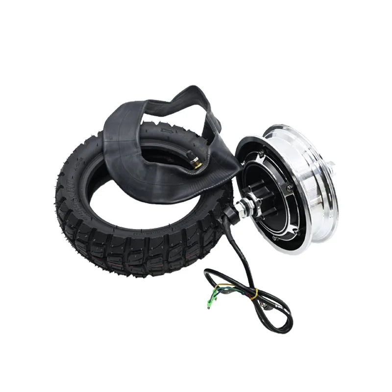 255x80 SIZE OFF-ROAD TIRE WITH MATCHING INNER TUBE and REAR MOTOR WHEEL a SET for KUGOO M4 ELECTRIC SCOOTER PARTS MegaBDM