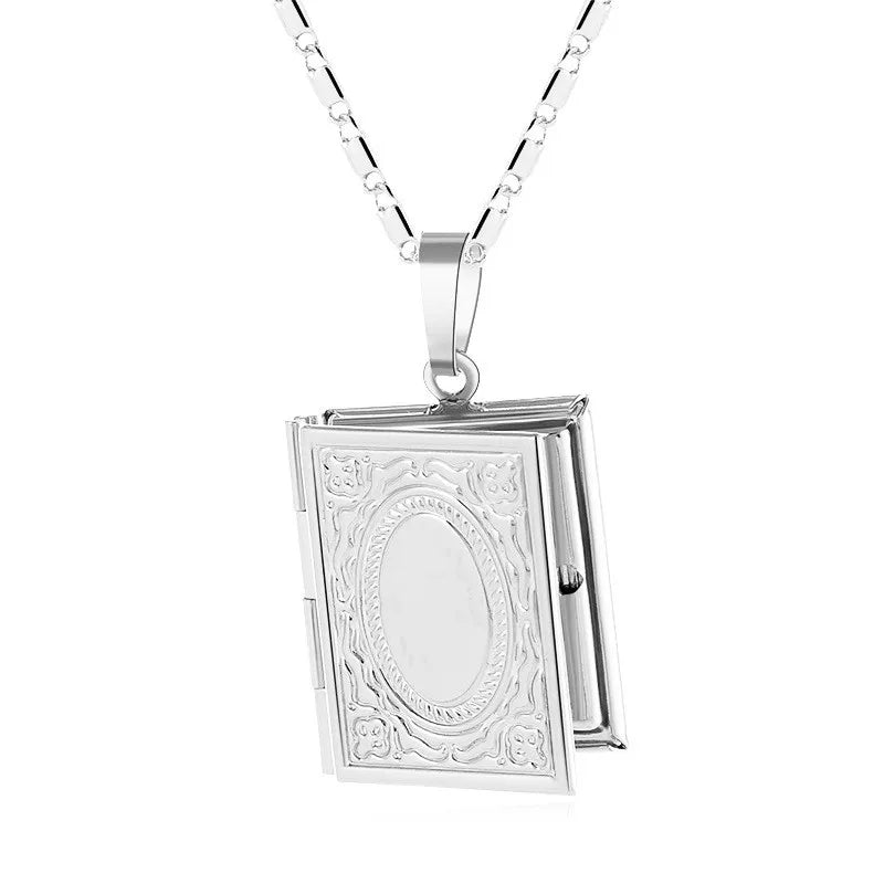Wholesale Brass Religious Locket Open Photo Frame Allah Pendant Islam Muslim Pendant