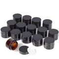 30g Brown Glass Cream Jar Cosmetics Packaging Jars Amber Glass Jar for Lotions Cream Powders Ointments