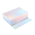 Foldable Jewelry Gift Craft Cardboard Box Packaging with Magnet for Dress Custom Matt Foldable Magnetic Gift Paper Box with logo