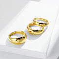 316L Stainless Steel Loach Back Water Drop Shaped Plain Ring Fashionable Men and Women Ring Jewelry Wedding Birthday Gift