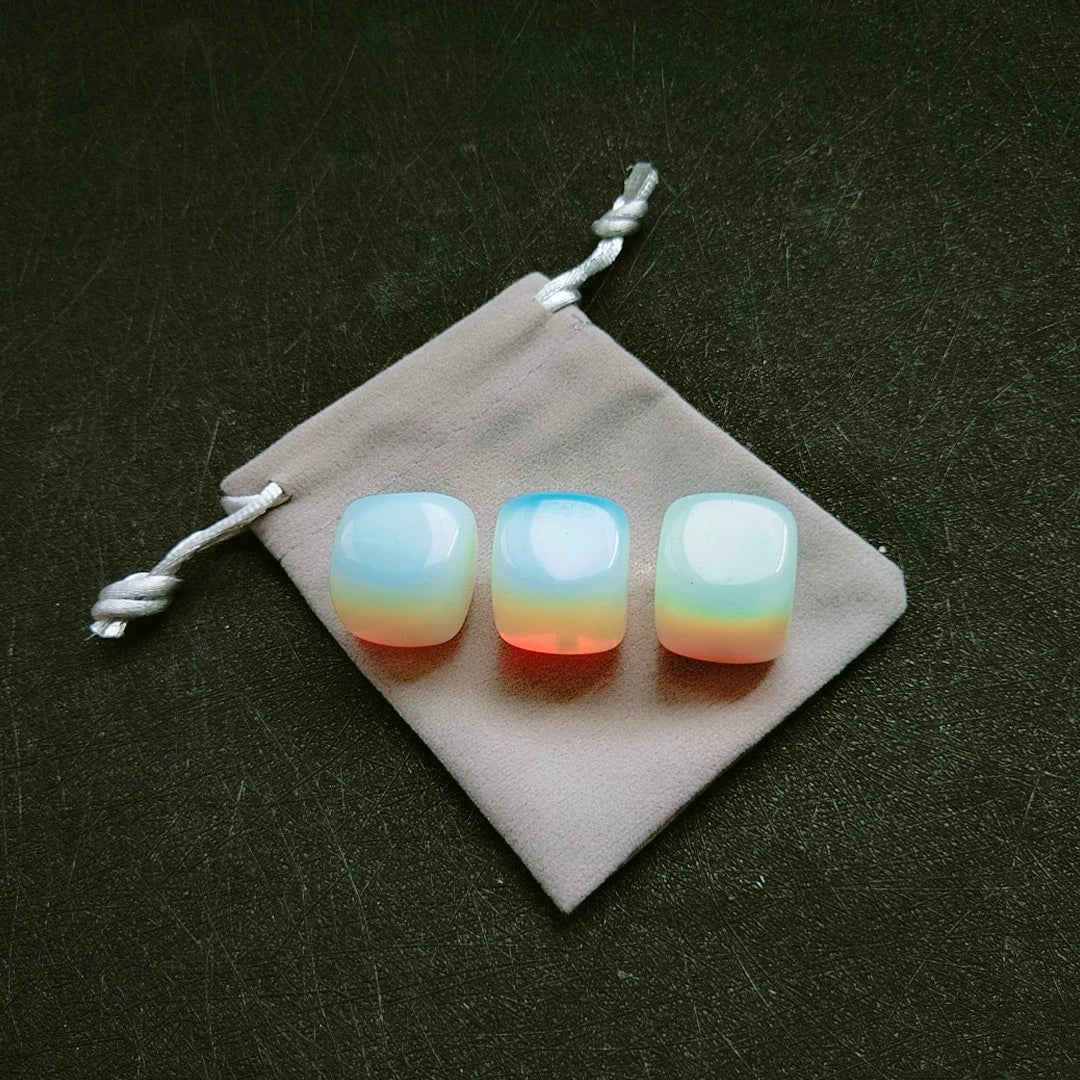 2026 Crafts Summer Most Popular Polishing Cube Opalite Incense Holder for Decoration Healing