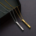 New Fashion Custom Name Necklace 18K Gold Custom Letter Pendant Necklace High Polished Stainless Steel Necklace