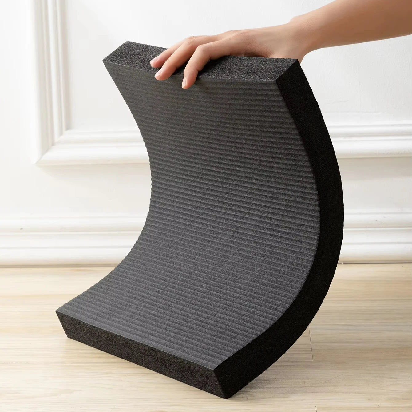 CHENGMO SPORTS 50 * 40 * 4cm Exercise Balance Pad Non-Slip Cushioned Foam Mat & Knee Pad for Stability Training Yoga