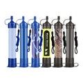 Yenvqee Camping Outdoor Personal Activated Carbon Straw Water Filter Portable Multi-Layer Filtration Survival