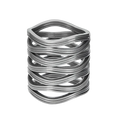 Interlaced Wave Spring Flat Wire Compression Spring Processing Stainless Steel