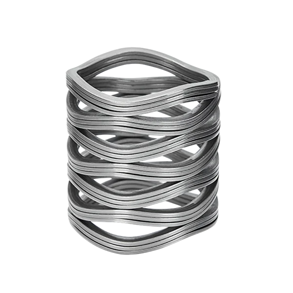 Interlaced Wave Spring Flat Wire Compression Spring Processing Stainless Steel