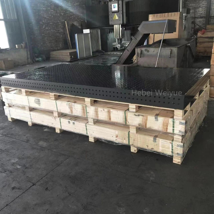 WEIYUE Innovative New Cast Iron 200*200-4000*8000 Three-Dimensional Welding Table Flexible Platform Core Steel Soldering