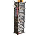 Modern Portable Extendable Plastic Shoe Rack Living Room Furniture for Home Hotel Hospital & Warehouse Use