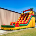 Tropical Wild Thing Double Lane Commercial Giant Moonwalk Bounce House Palm Tree Inflatable Water Slides Adult Pool Home CE
